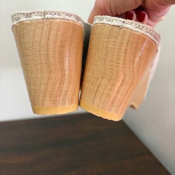 No. 6 New School Clogs Cloud Gray Nubuck Leather Size 42 / US 11.5 - Picture 6 of 12